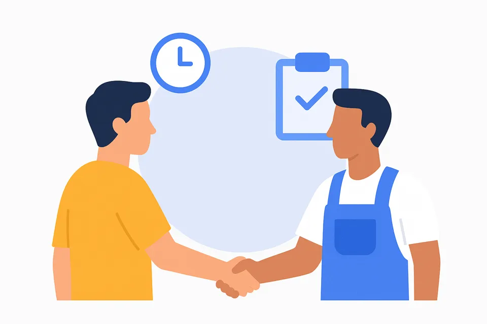 Ilustração do aplicativo Small Services